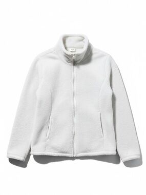 Serra Off-White Full Zip Fleece Jacket – Medium